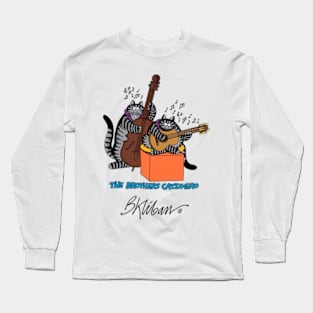 B Kliban Cats Guitar Long Sleeve T-Shirt